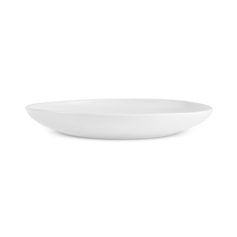 Karaca Epsilon Servierplatte aus Porzellan, 29 cm, Weiß