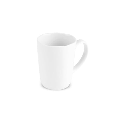 Karaca Epsilon Porzellanbecher, 414 ml, Weiß