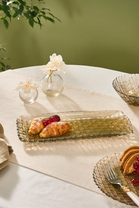 Karaca Braid Plate, 32.5 x 13.5 cm