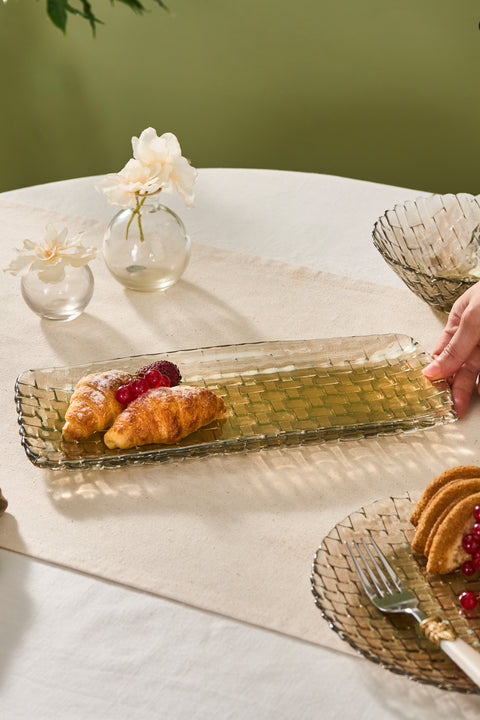 Karaca Braid Plate, 32.5 x 13.5 cm