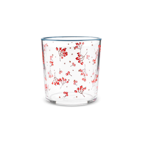 Karaca New Year Butcher Broom 3-Piece Drink Glass Set