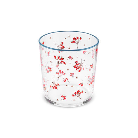 Karaca New Year Butcher Broom 3-Piece Drink Glass Set