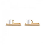 Karaca Ada Bamboo Platte 2 Person Kaffeetasse 90 Ml