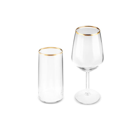 Karaca Orlando 12-Personen 25-Teiliges Glas-Set