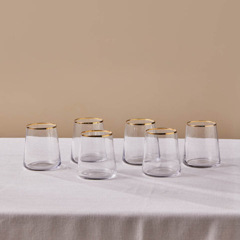 Karaca Orlando 420 Ml 6-Piece Water Glass Set