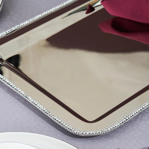 Karaca Home Majesty Dekorative Tablett Rechteckig 42x29,5 cm