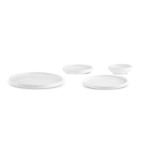 Karaca Streamline New Saturn Weiß 24-teiliges Tafelservice, 6 Personen