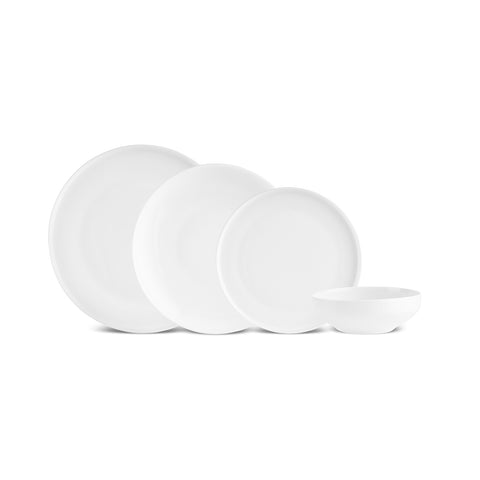 Karaca Streamline New Saturn Weiß 24-teiliges Tafelservice, 6 Personen