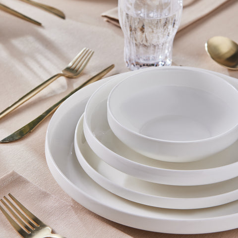 Karaca Streamline New Saturn Weiß 24-teiliges Tafelservice, 6 Personen
