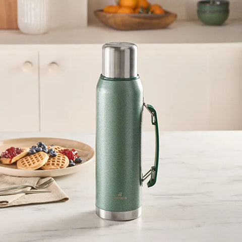 Karaca Stansteel Çelik Sızdırmaz Termos 1,3 L Yeşil