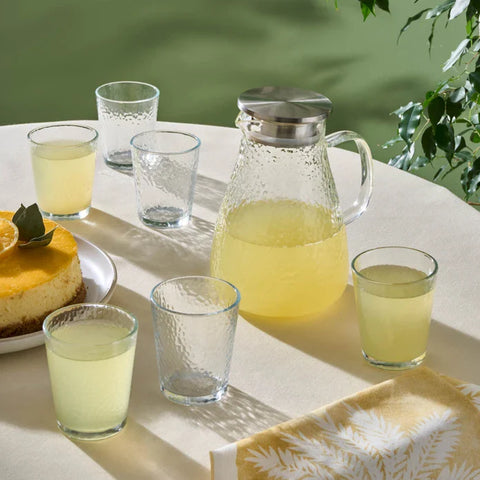 Karaca Luminous 7 Teiliges Glas Set Transparent