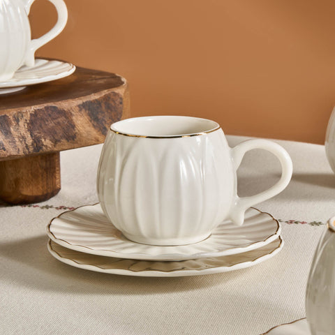 Karaca Eylül Kaffeetasse für 6 Personen 85 Ml