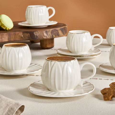 Karaca Eylül Coffee Cup for 6 People 85 Ml