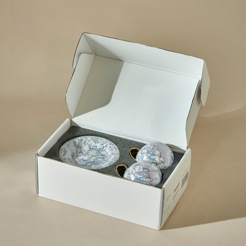 Karaca Gloss 2-Piece Double Turkish Coffee Cup Set, 150ML

