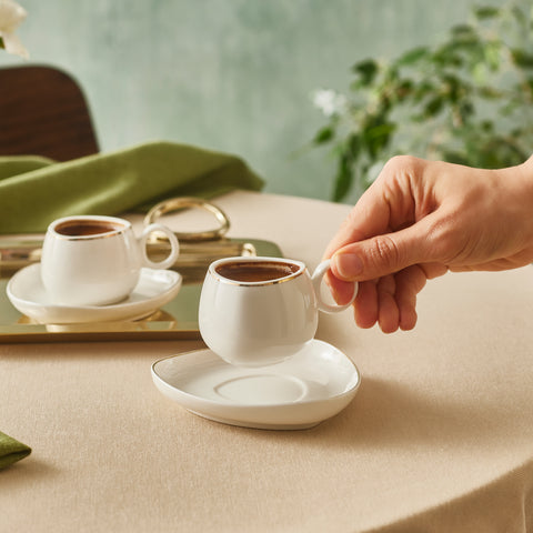 Karaca Streamline Tribe 2-Person Coffee Cup Set, 90 ml
