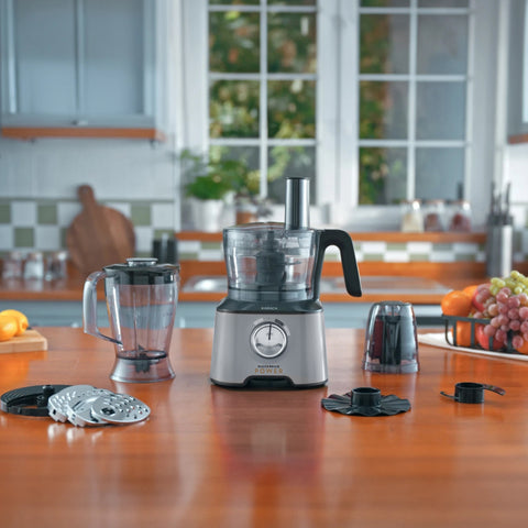 Karaca Mastermaid Power Multifunctional 10 in 1 Food Processor 2000W Silver