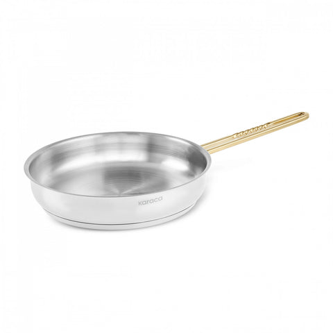 Karaca Maçka İndüksiyon Tabanlı Çelik Tava 24 Cm Gold
 