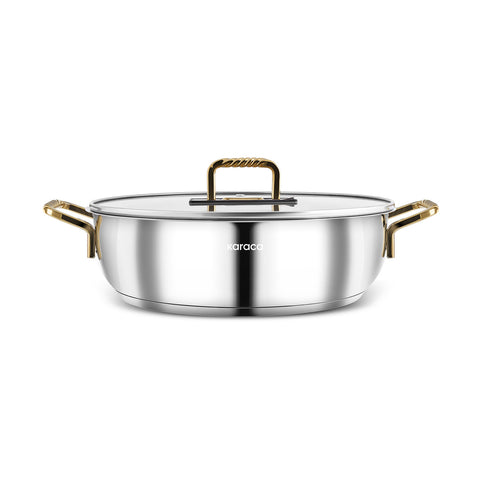 Karaca Maçka Induktionsboden Stahltopf 28 cm Gold