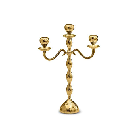 Karaca Arlen Şamdan 3'lü Gold 38x29 cm  