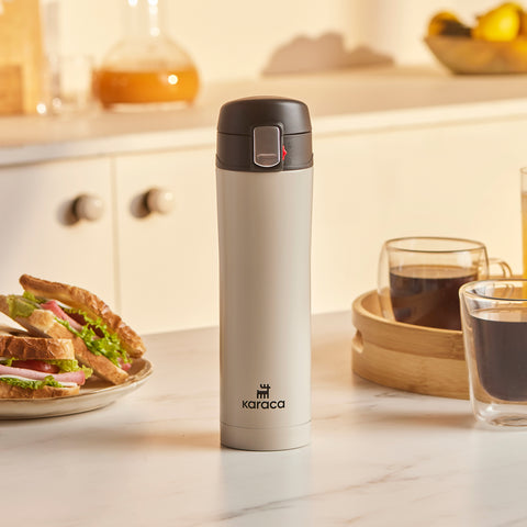 Karaca Pluton, Termos, 450ML, Krem