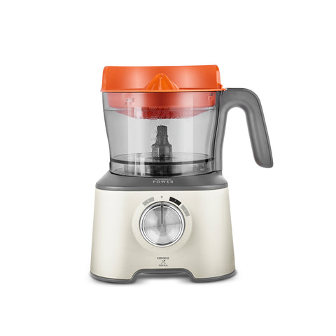 Karaca x Refika Mastermaid Power Multifunktionaler 10-in-1 Küchenroboter Swiss Cream 2000W