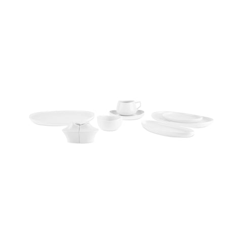 Karaca Stream Bone Hole, 34-Piece 6-Person Breakfast Set
