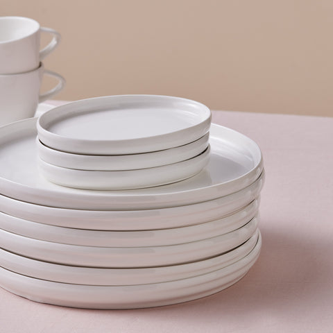 Karaca Stream Bone Sunset, 34-Piece 6-Person Breakfast Set