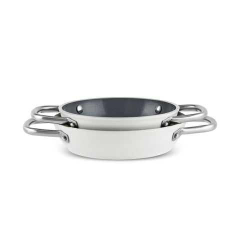 Karaca x Refika Swiss Crystal Creamy Metal 6 Parça Sahan Set Krem