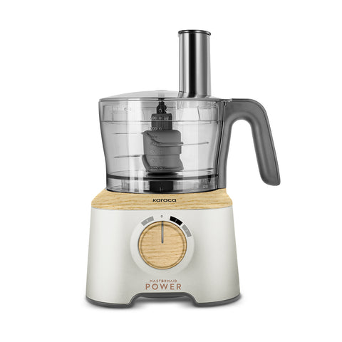 Karaca Mastermaid Power Multifunctional 10 in 1 Food Processor 2000W Wood Craft
