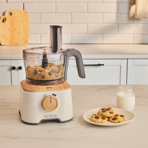 Karaca Mastermaid Power Multifunctional 10 in 1 Food Processor 2000W Wood Craft