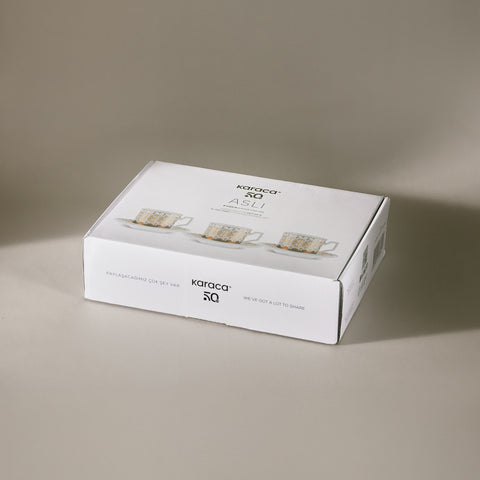 Karaca Aslı 6-Personen Kaffeetassen-Set