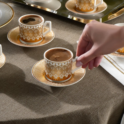 Karaca Aslı 6-Personen Kaffeetassen-Set