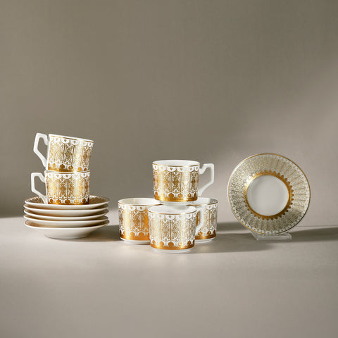Karaca Aslı Coffee Cup Set for 6 People