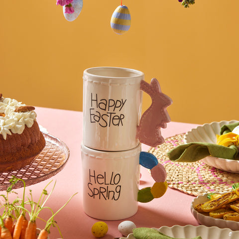 Karaca Osterbecher Hello Spring, Tasse, 540ML