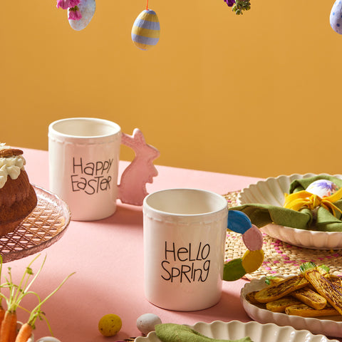 Karaca Osterbecher Hello Spring, Tasse, 540ML