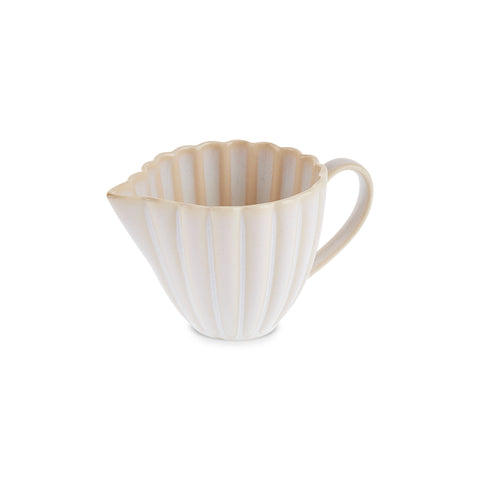 Karaca New Daisy Stoneware Milk Jug, 150ml, White