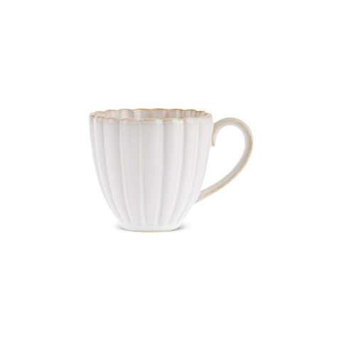 Karaca New Daisy Reaktif Sırlı Stoneware Kupa, 230 ml, Beyaz