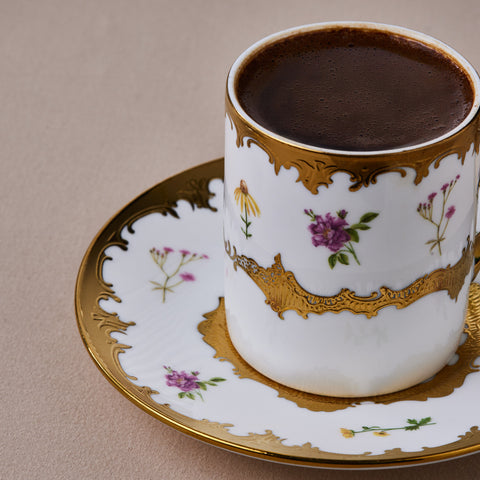 Karaca Bihter, 6 Person Kaffeetasse 90ML