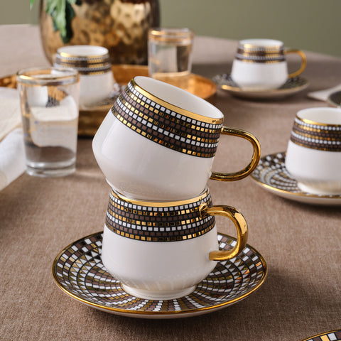 Karaca Belgin, 6 Person Kaffee Tasse Set, 90 ML