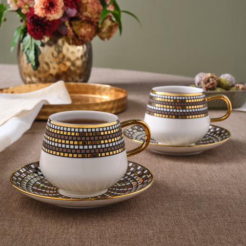 Karaca Belgin Tea Cup Set for 2, 220 ml  