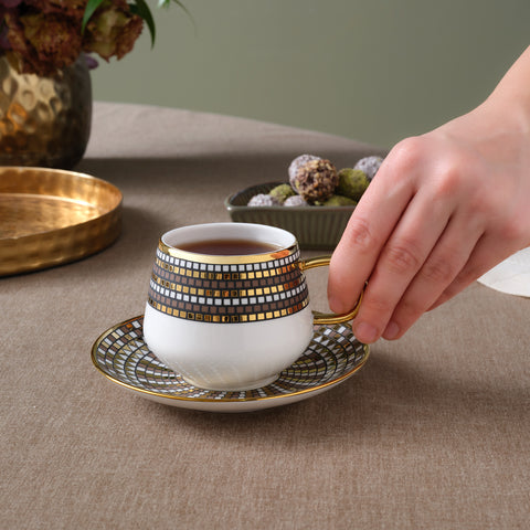 Karaca Belgin Tea Cup Set for 2, 220 ml  