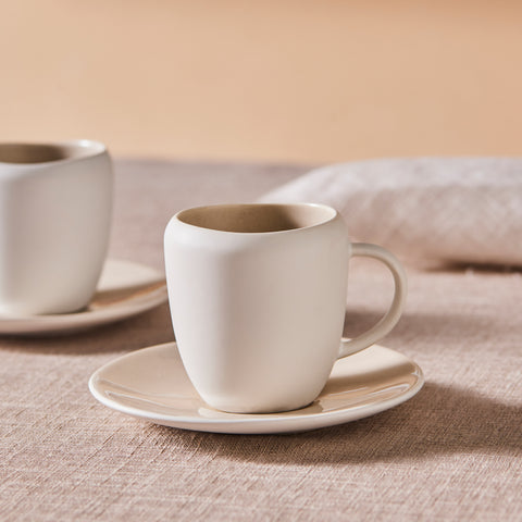 Karaca Cupid Kaffee-Tassenset für 1 Personen 90 ml