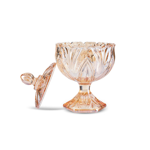 Karaca Barry Glass Turkish Delight Bowl, Amber