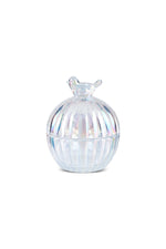 Karaca Luster Glass Turkish Delight Bowl with Bird Figure