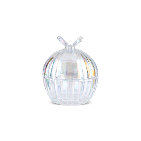 Karaca Luster Glas-Lokumschale mit Schmetterlingsfigur