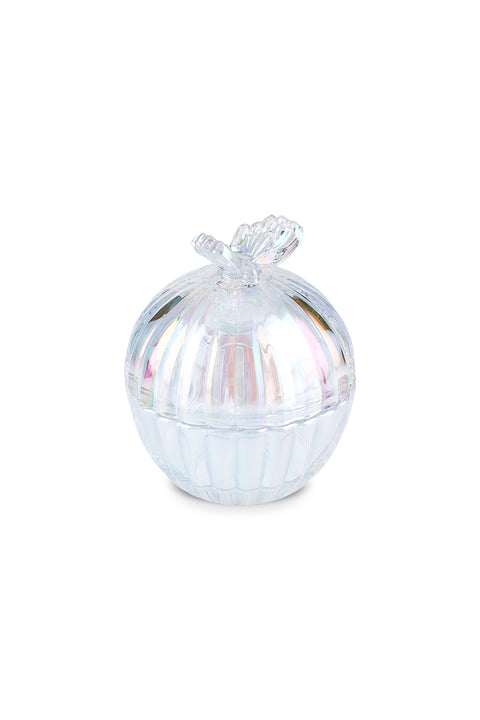 Karaca Luster Glas-Lokumschale mit Schmetterlingsfigur