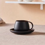 Karaca Earth Collection New Galactic 1-Piece Reactive Glaze Tea Set, 300 ml, Black
 