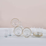Karaca Juliet Gold Rand 6-Personen-Tee-Set