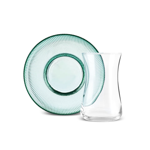 Karaca Juliet Grün 6-Personen-Teeset