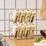 Karaca Luminous, 9-teiliges Gewürzgläser-Set, Creme